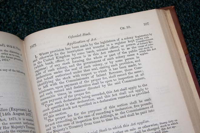 Colonial Stock Act, 1877