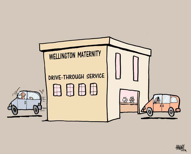 Drive-through maternity