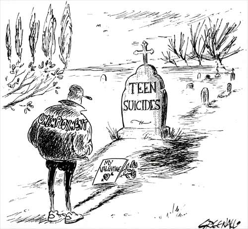 Unemployment and youth suicide