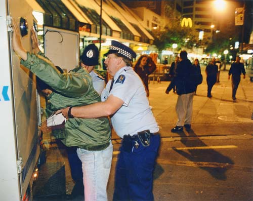 Youth and police, 1998