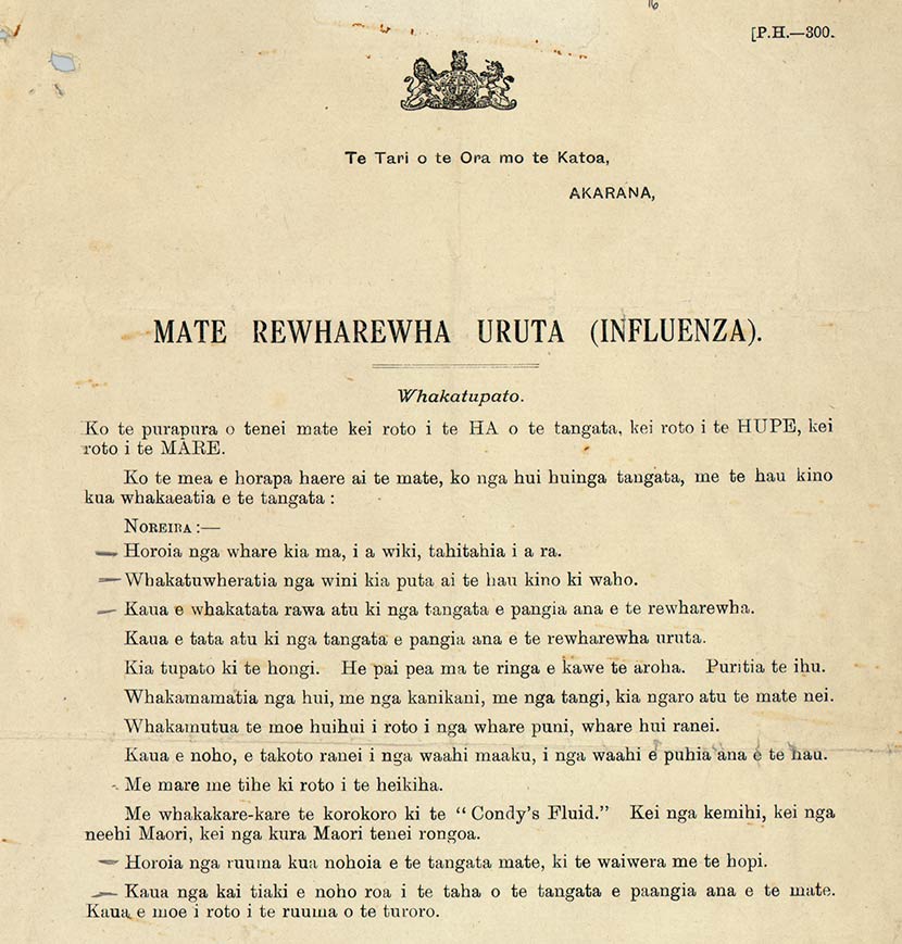 Influenza advice