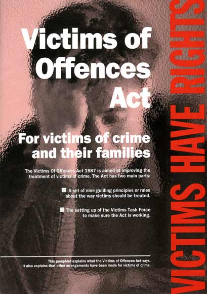  Victims of Offences Act pamphlet