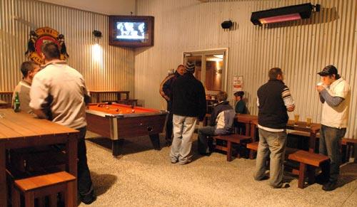 Smoking section in Dunedin pub