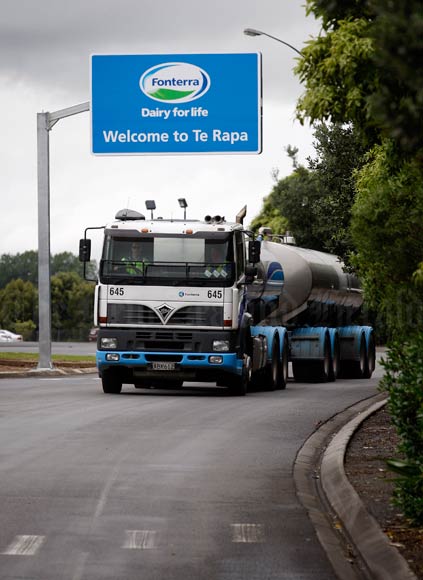 Fonterra milk tanker