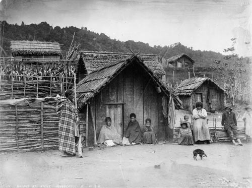 Māori settlement, Ātene, Whanganui River