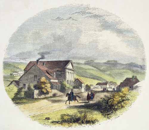 Wesleyan mission, Wellington, 1845