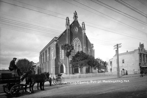 Pitt Street Wesleyan Church, Auckland, early 1900s