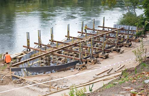 Conservation work on the <em>Rangiriri</em>