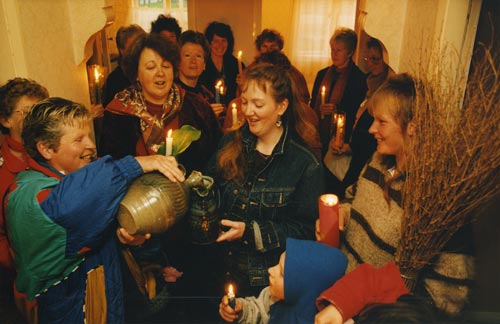 Dawn cleansing ceremony