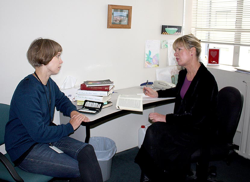 Consulting a homeopath