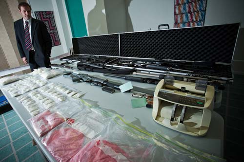 Organised crime seizure