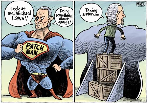 Michael Laws and the patch ban
