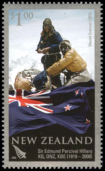 Hillary and Tenzing on Everest