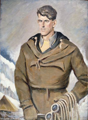 Portrait of a mountaineer