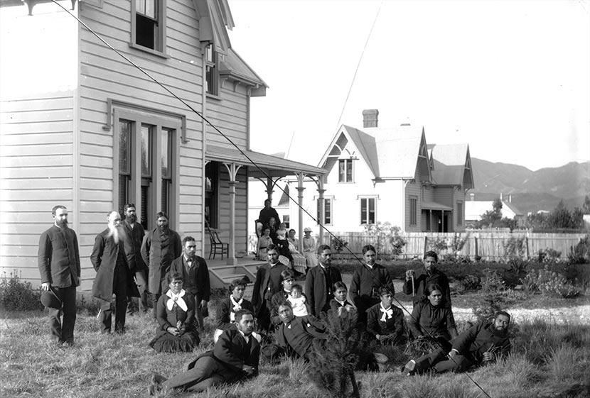 Anglican Māori trainees, 1886 