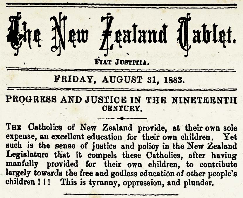 <em>New Zealand Tablet</em> editorial