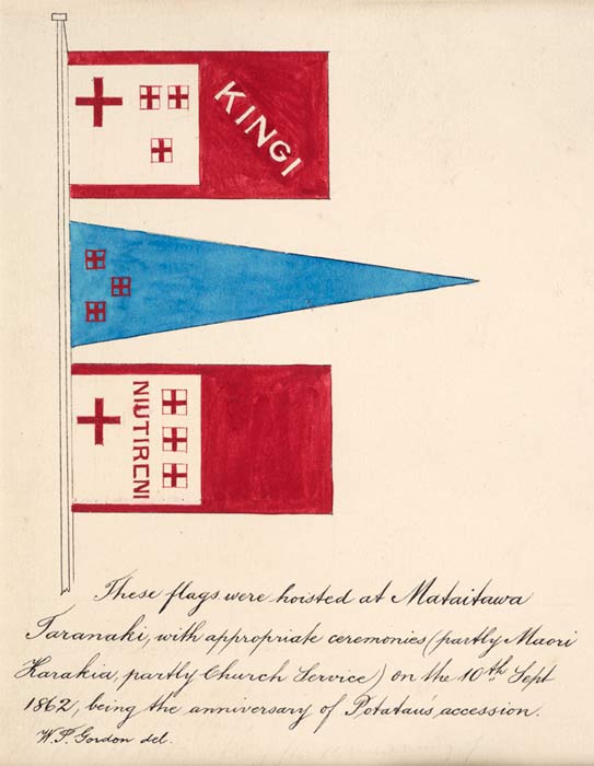 Kīngitanga flags
