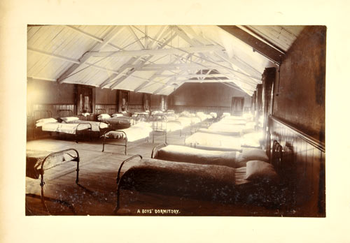 Boys' dormitory, Burnham Industrial School, 1874