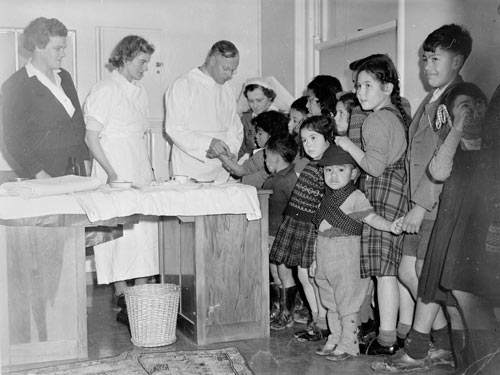 Immunisation against tuberculosis, 1950