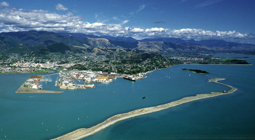 Boulder Bank: aerial view