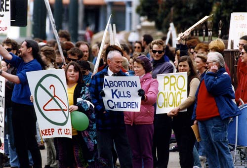 Silent vigil, 1992