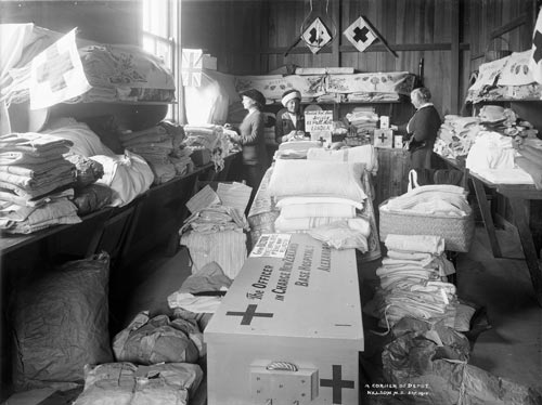 Red Cross depot