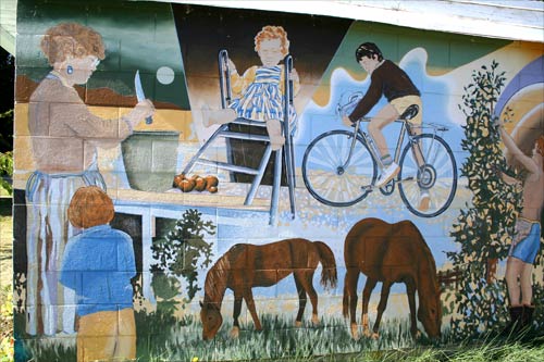 Riverside community mural