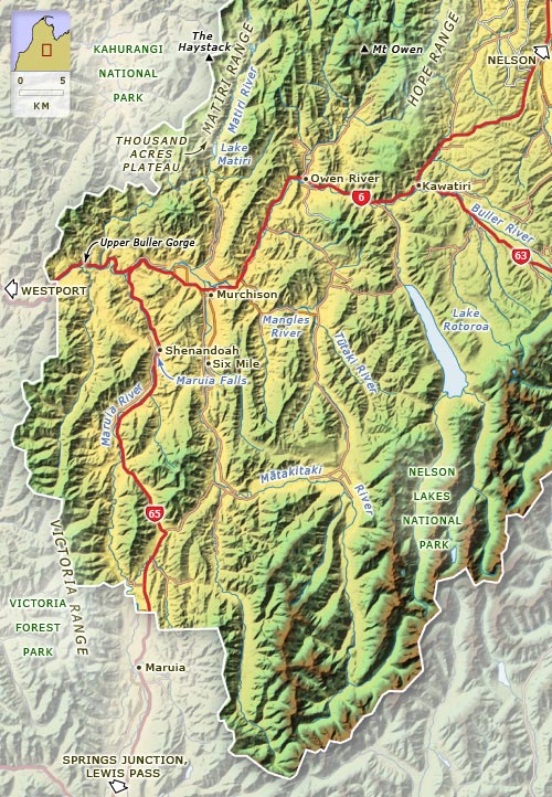 Upper Buller River valley