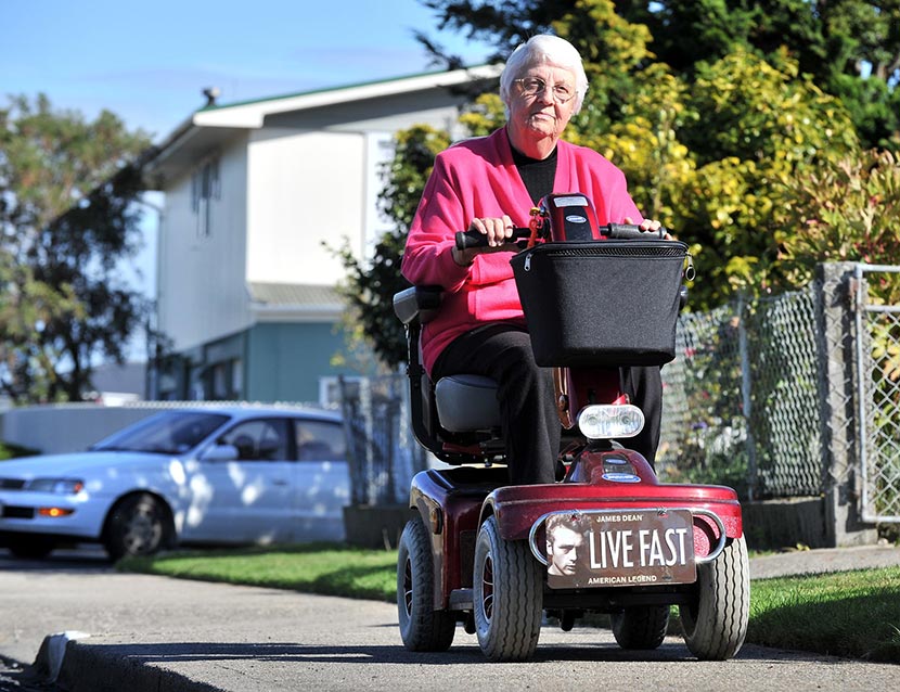 Technical aids: mobility scooters