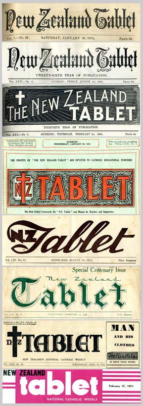 <em>New Zealand Tablet</em>, 1873–1971