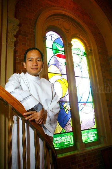 Filipino priest, Father Everett Corvera