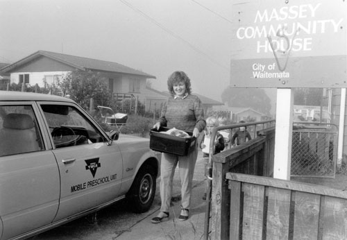 YWCA mobile preschool, 1985