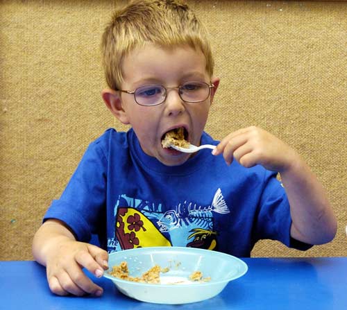 Breakfast at school, 2008