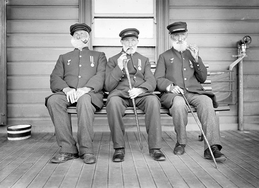 Homes for older people: war veterans
