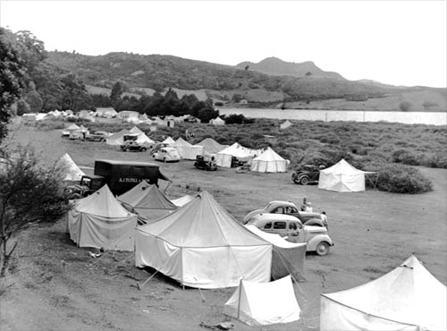 Ōhuka camp, Mercury Bay