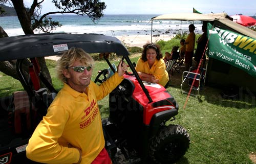 Surf lifesaving at Hot Water Beach