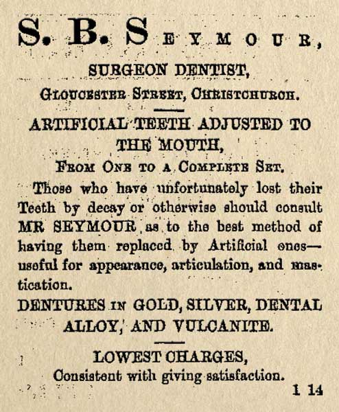 Filling the gaps, Christchurch, 1878