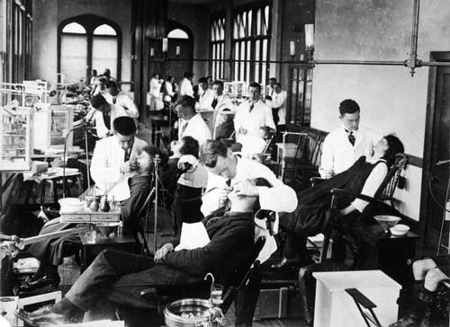 Dental students, Otago University