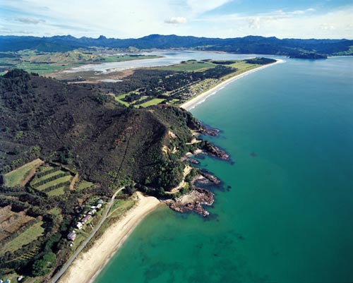 Looking towards Whangapoua Harbour