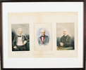Three Otago worthies: from left, William Cargill, John Larkins Cheese Richardson and Thomas Burns, painted by John Turnbull Thomson