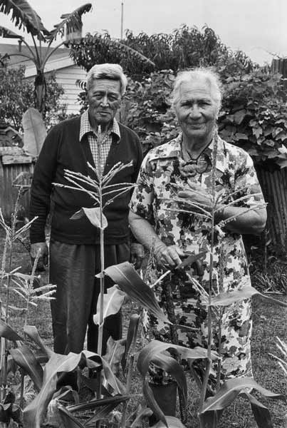 Photograph of elderly couple