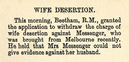 Marital desertion