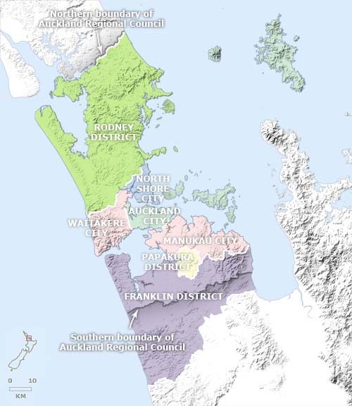Auckland local government, 1989–2010