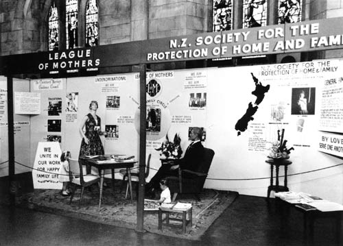 League of Mothers display
