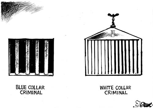 Blue-collar and white-collar crime