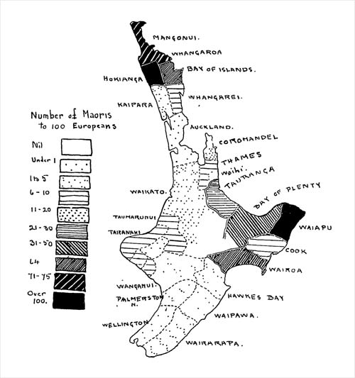 Māori to European ratio, 1924