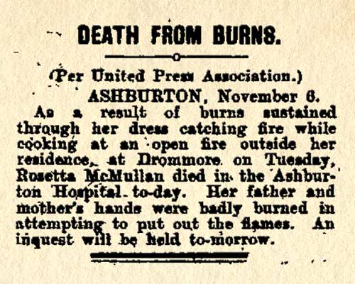 Fatal burns