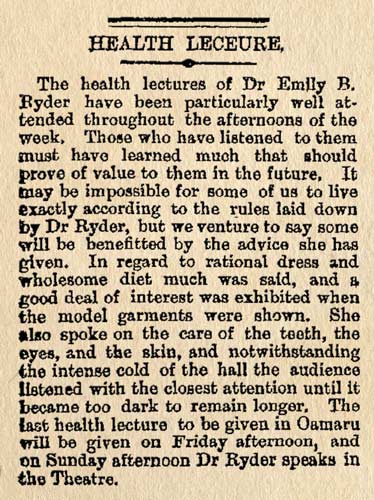 Women's health lectures