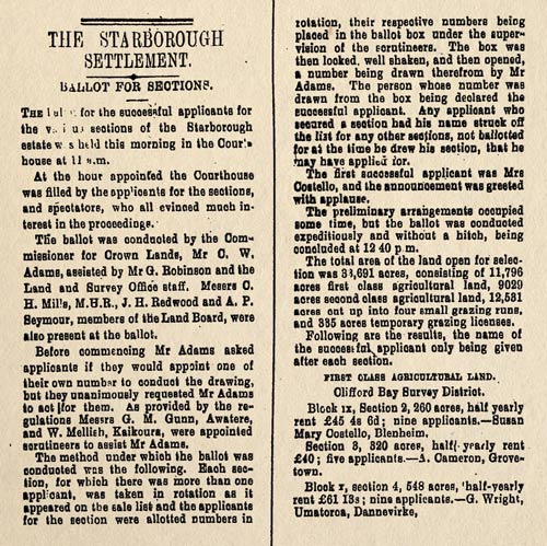 Starborough settlement ballots