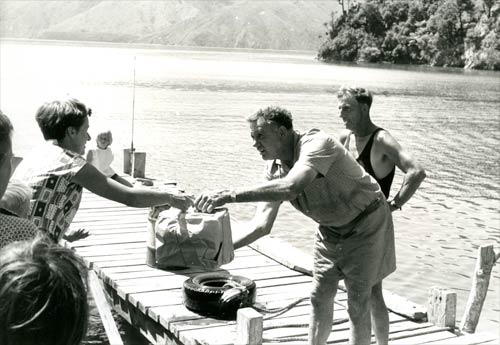 Pelorus Sound mail boat, 1962